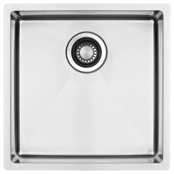 Kubus 400 Soft køkkenvask, Rustfrit stål